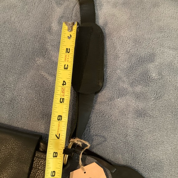 New Large Leather Cross Body Bag by Oldrie Shoulder Messenger Bag Satchel Black - Picture 14 of 15